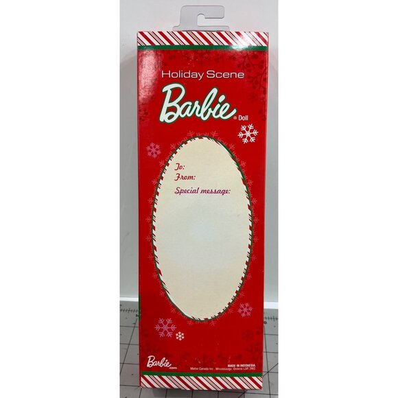 Barbie Holiday Scene Doll Red Dress & Accessories New P8790 - Picture 4 of 5